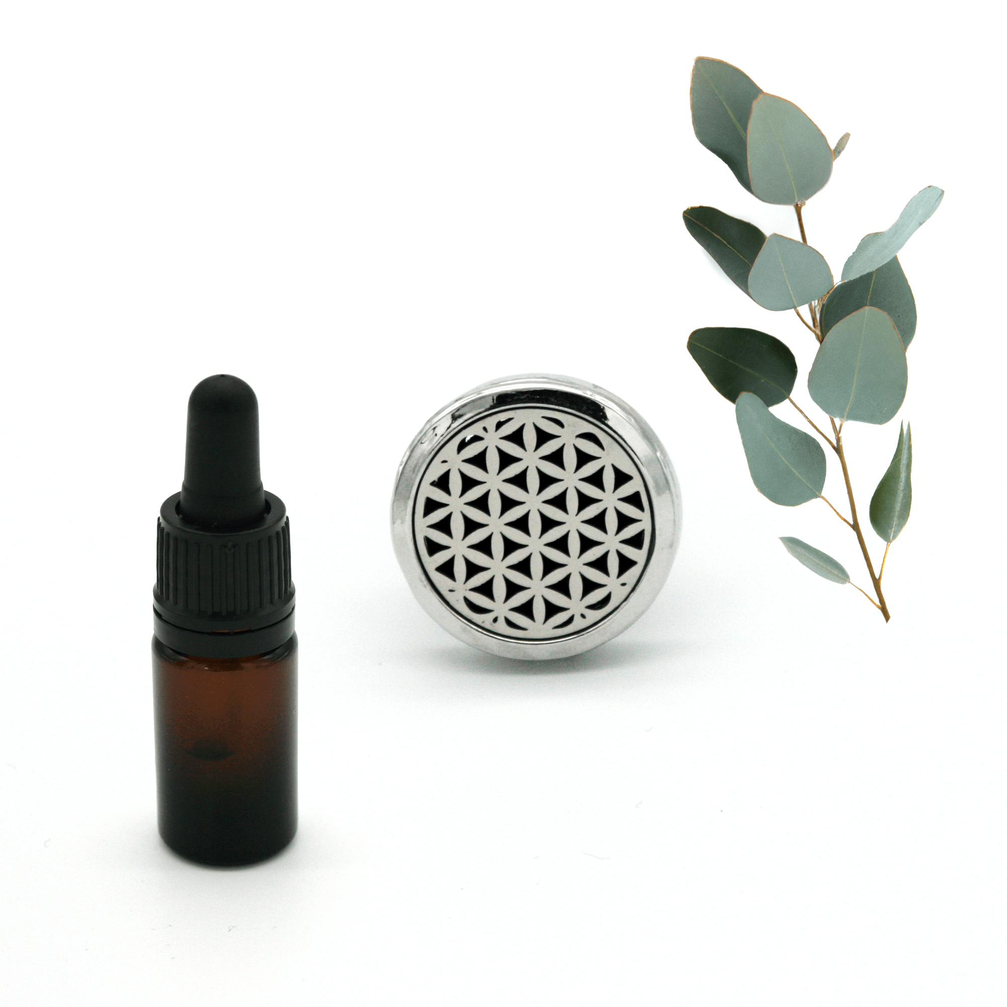 Eucalyptus auto parfum PlantaScent Flower of Life