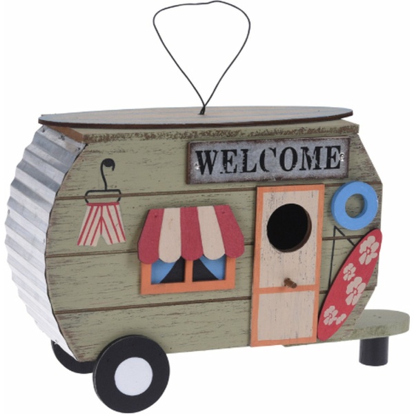 Caravan Welcome Vogelhuis - 23 x 14 x 18 cm - 2 stuks