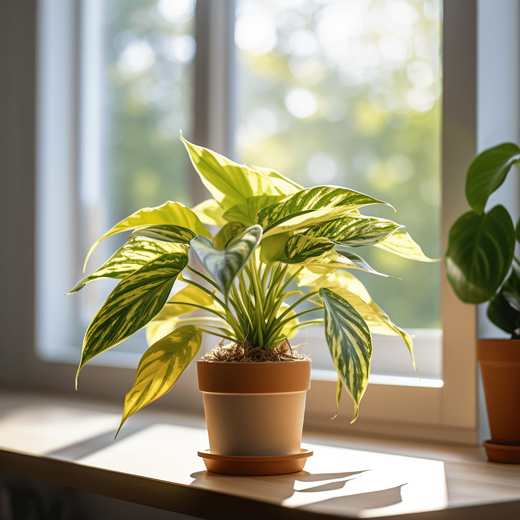 aglaonema geel blad