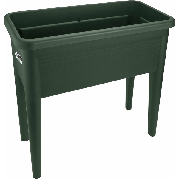 Elho Green Basics Kweektafel XXL 75 - Kweekbak op Poten - 100% Gerecycled Plastic - L 36.5 x W 75.5 x H 65.1 cm - Blad Groen