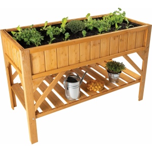 Terra Garden - Kweekbak op Poten - Moestuinbak op Poten - Kweektafel - Plantentafel - Moestuin Tafel - 115x56x76