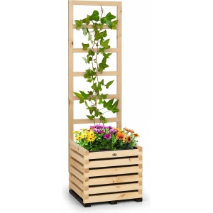 Modu Grow 100 kweekbak & spalier set 50 x 151 x 45 cm grenenhout noppenfolie