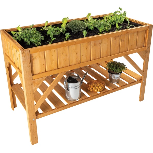 Terra Garden - Kweekbak op Poten - Moestuinbak op Poten - Kweektafel - Plantentafel - Moestuin Tafel - 115x56x76