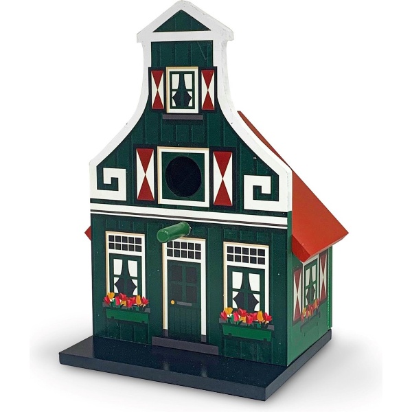 Vogelhuis - Nestkast - 27 cm - Huisje - Vogelhuisje - Nestkastje - Hollandse cadeautjes - Holland souvenir